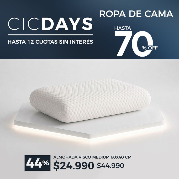	Ver ofertas Cyber en ropa de cama CIC con hasta 50% de descuento