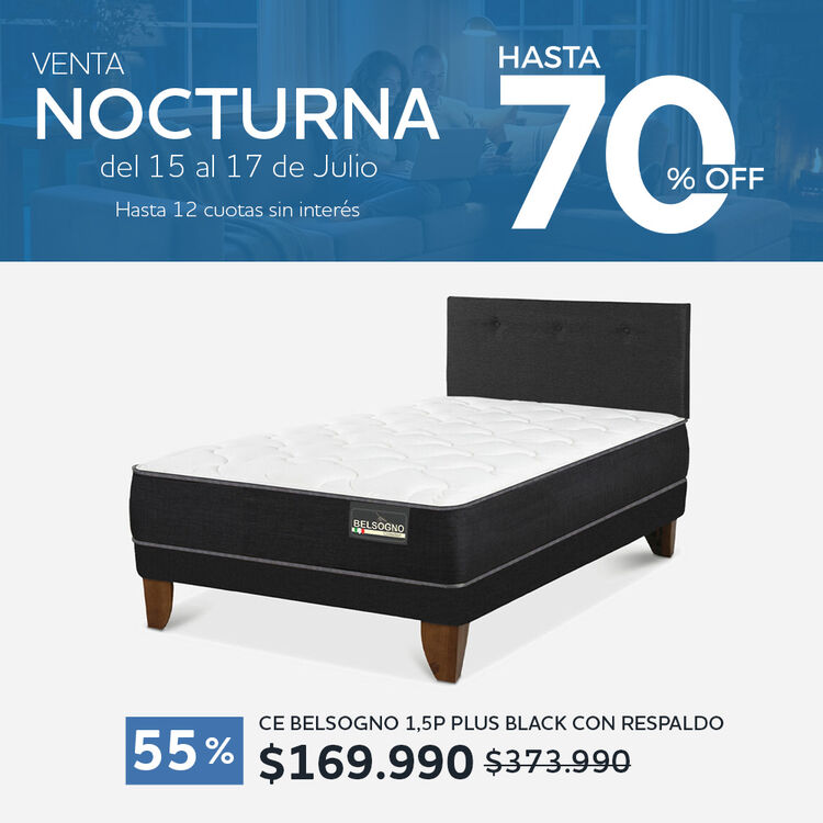 Conoce nuestra selecci&oacute;n de camas y colchones Premium con hasta 65% de descuento.
