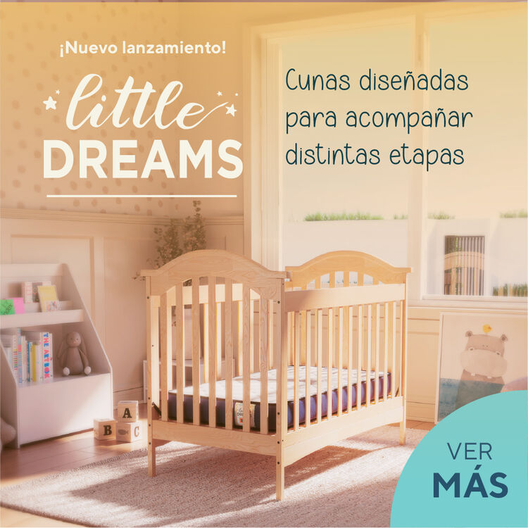 Encuentra la cuna para beb&eacute; ideal con Little Dreams de CIC. Cunas de madera seguras, ajustables y evolutivas, dise&ntilde;adas para acompa&ntilde;ar el crecimiento de tu beb&eacute;.