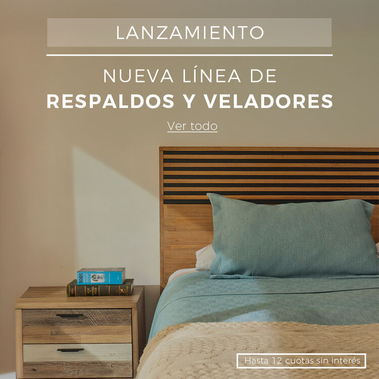 Lanzamiento nueva Línea de respaldos y veladores en CIC.CL