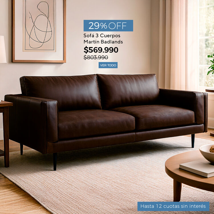 Gran variedad de estilos y colores, especial sofás en cic.cl
