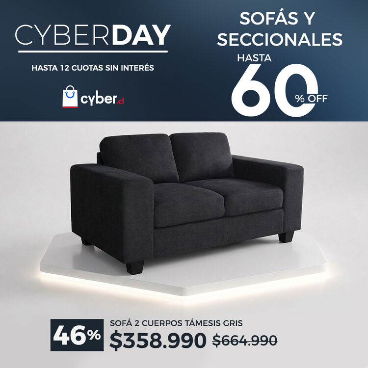 Ver ofertas Cyber en sof&aacute;s y seccionales CIC con hasta 60% de descuento
