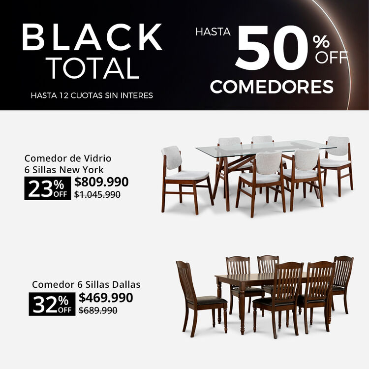 Comedores con hasta 65% de dcto en el CIC Sale