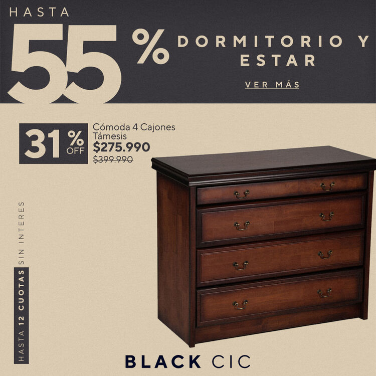 Ofertas de hasta 40% en camas y colchones en cic.cl