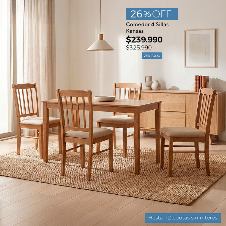 Comedores con hasta 65% de dcto en el CIC Sale