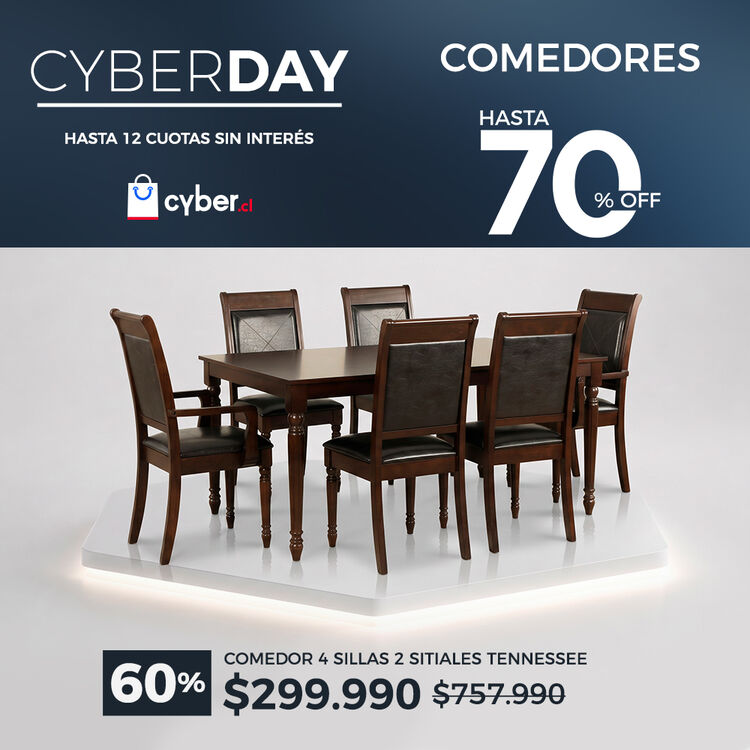 Ver ofertas Cyber en comedores CIC con hasta 70% de descuento