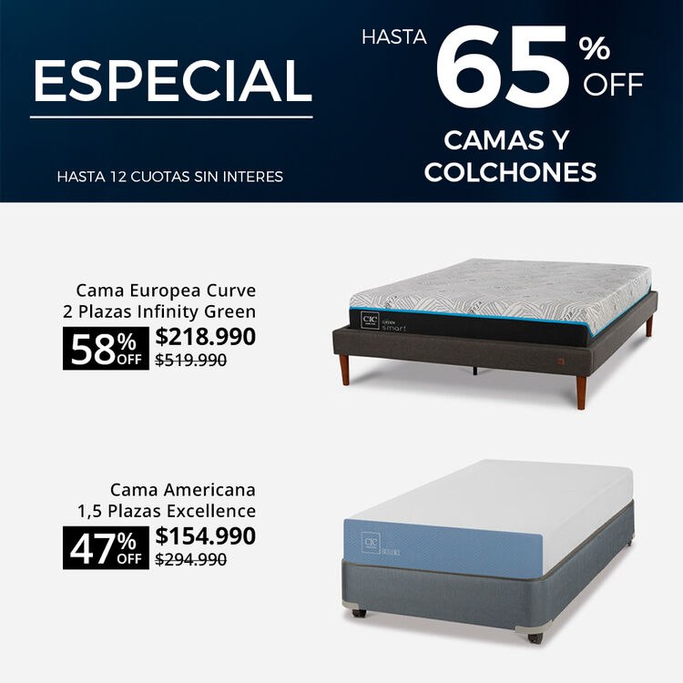 Conoce nuestra selección especial de camas con descuento!
