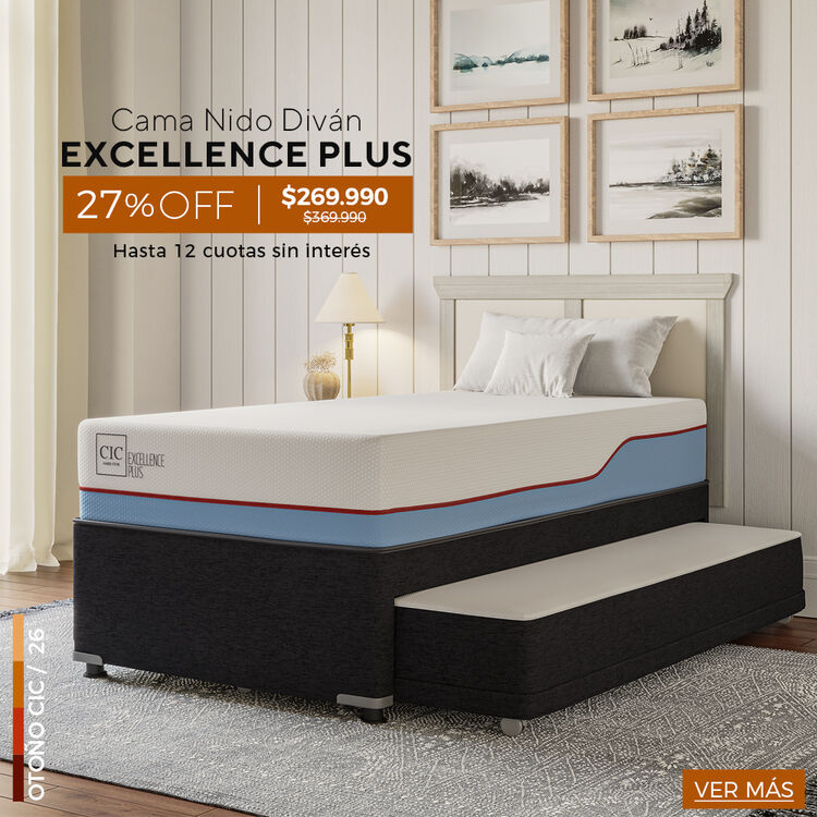 Conoce nuestra selecci&oacute;n de camas y colchones Premium con hasta 65% de descuento.