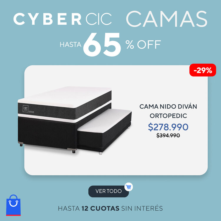 65% DE DESCUENTO EN CAMAS EN CIC DAYS DE CIC.CL