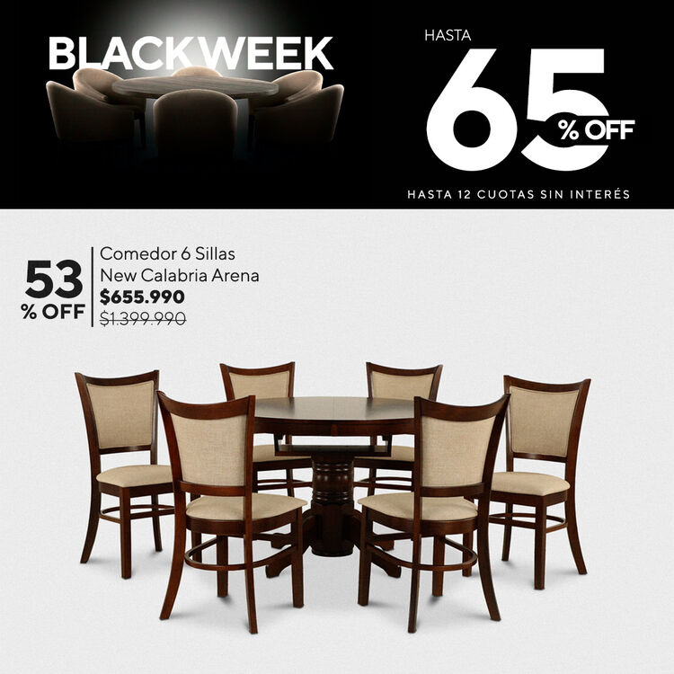 Comedores con hasta 65% de dcto en el CIC Sale