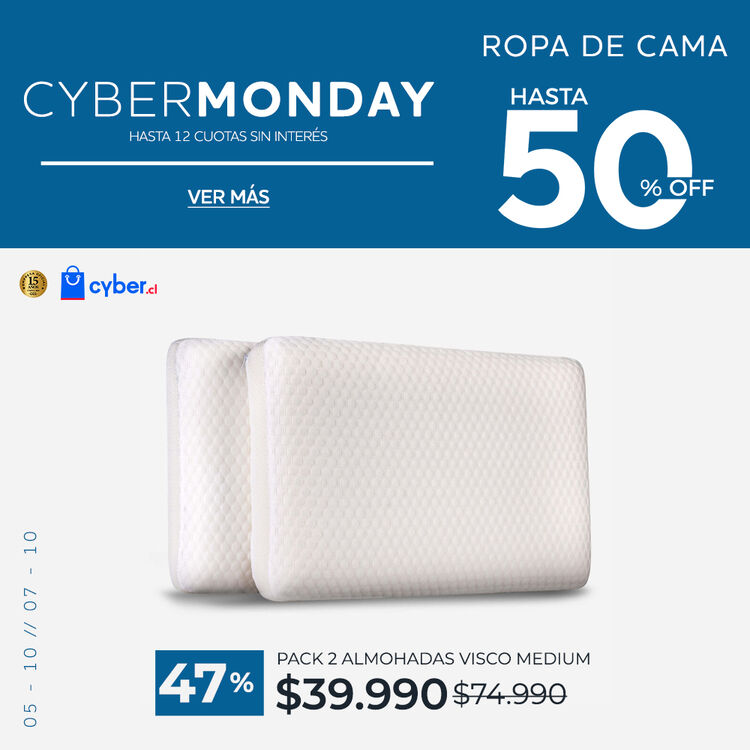 	Ver ofertas Cyber en ropa de cama CIC con hasta 50% de descuento