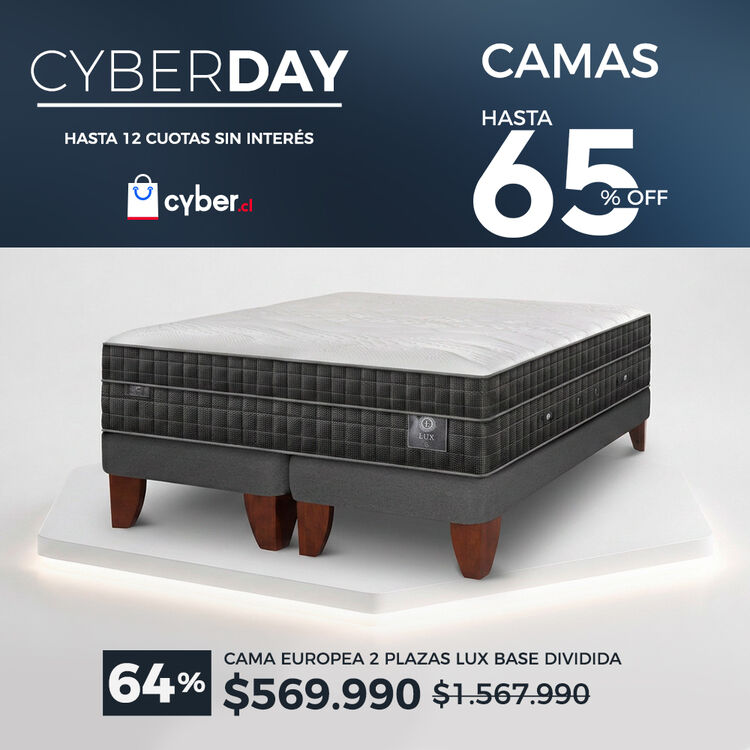 Ver ofertas Cyber en camas CIC con hasta 65% de descuento