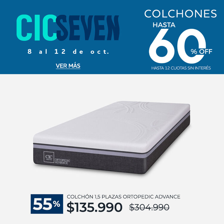 Ver ofertas Cyber en colchones CIC con hasta 65% de descuento