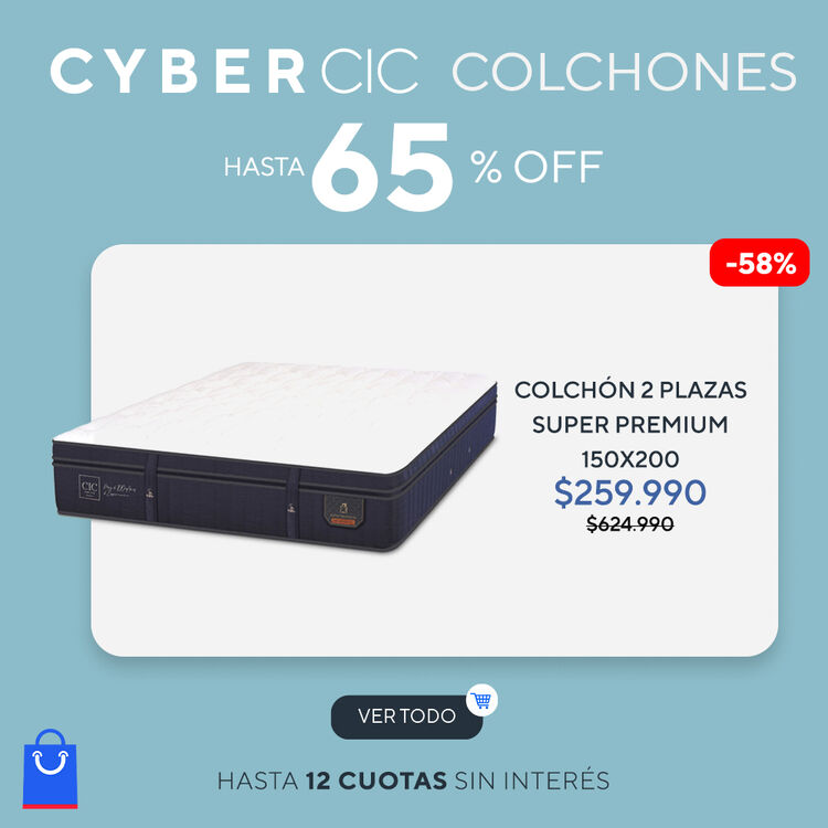 COLCHONES CON HASTA 60% DE DESCUENTO EN CIC DAYS DE CIC.CL