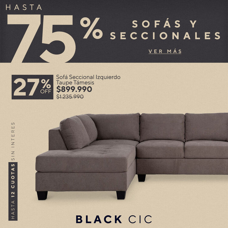 Gran variedad de estilos y colores, especial sofás en cic.cl