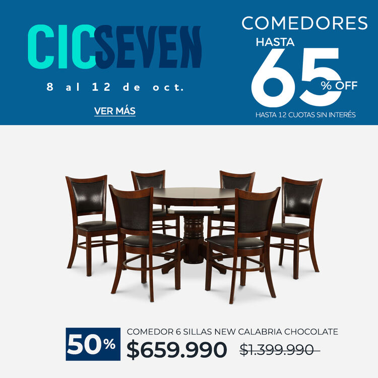 Ver ofertas Cyber en comedores CIC con hasta 70% de descuento