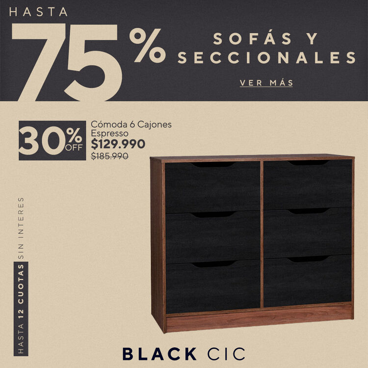 Ofertas de hasta 40% en camas y colchones en cic.cl