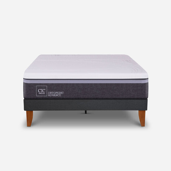 Cama Europea Curve 1.5 Plazas Ortopedic Advance 