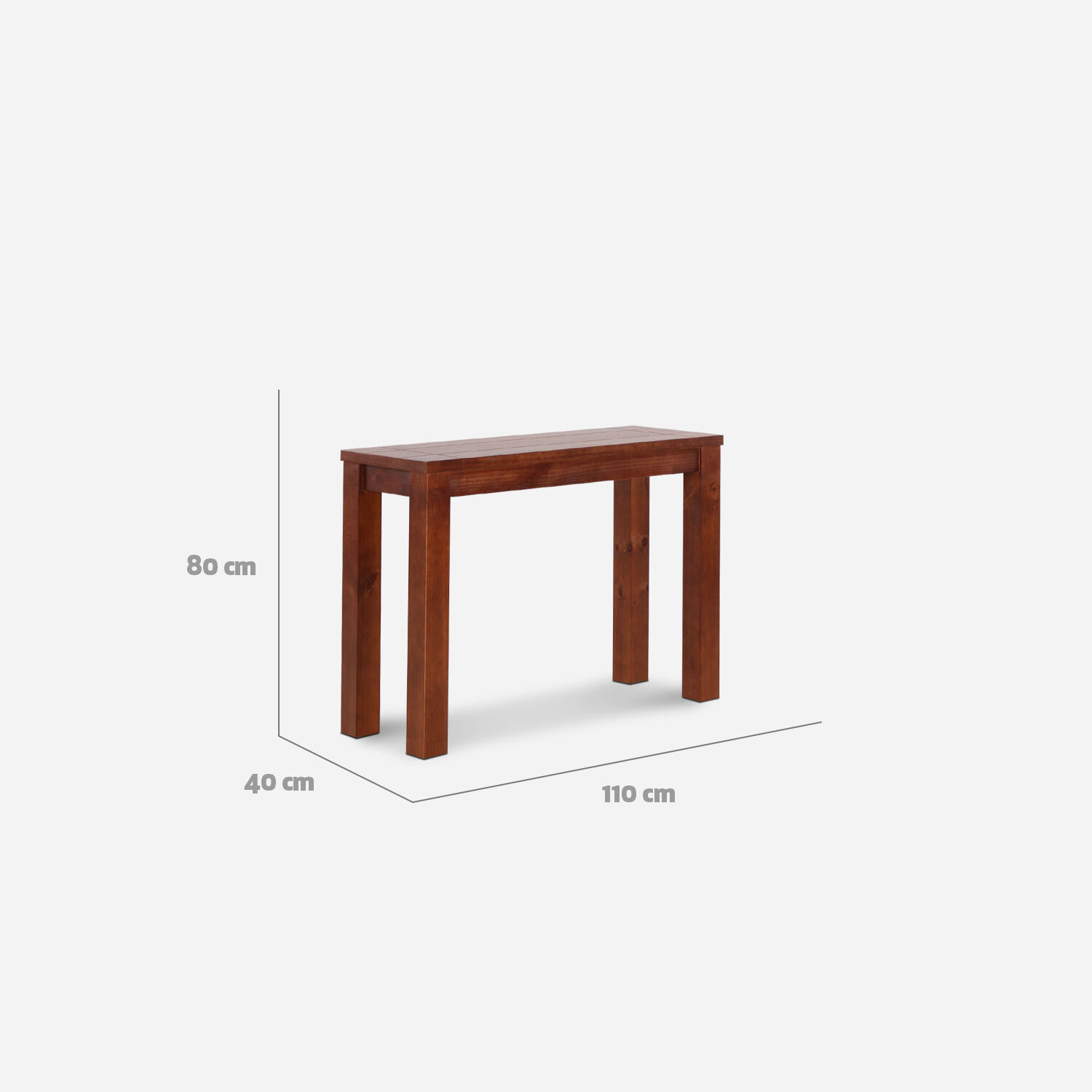 Mesa Arrimo &Ntilde;uble Caramelo