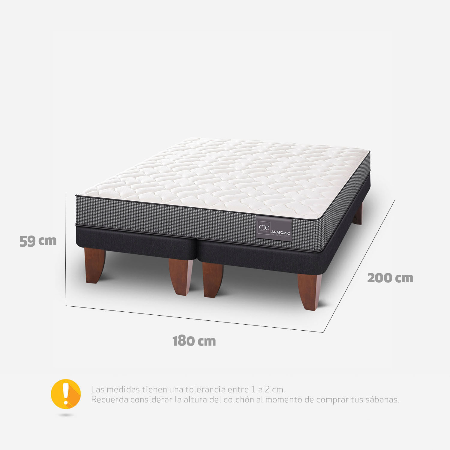 Cama Europea King Anatomic