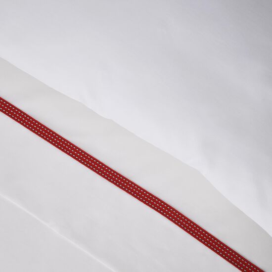 Sábanas King 180 Hilos Trim Blanca 