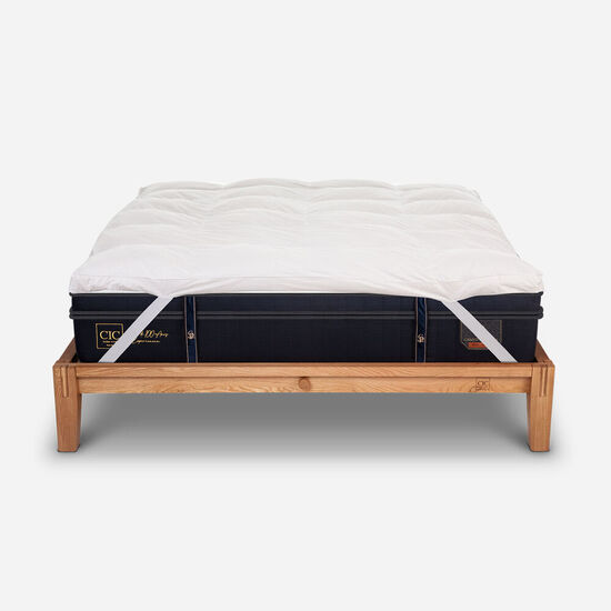 Cama Oak 2 Plazas Grand Premium + Topper