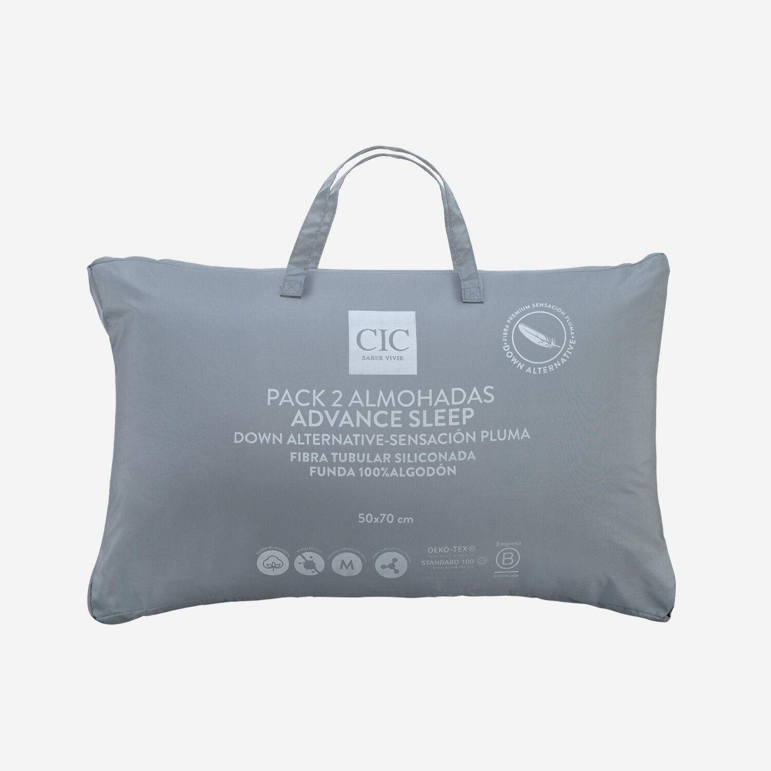 Pack 2 Almohadas Down Alternative Advance Sleep 50 X 70 cm