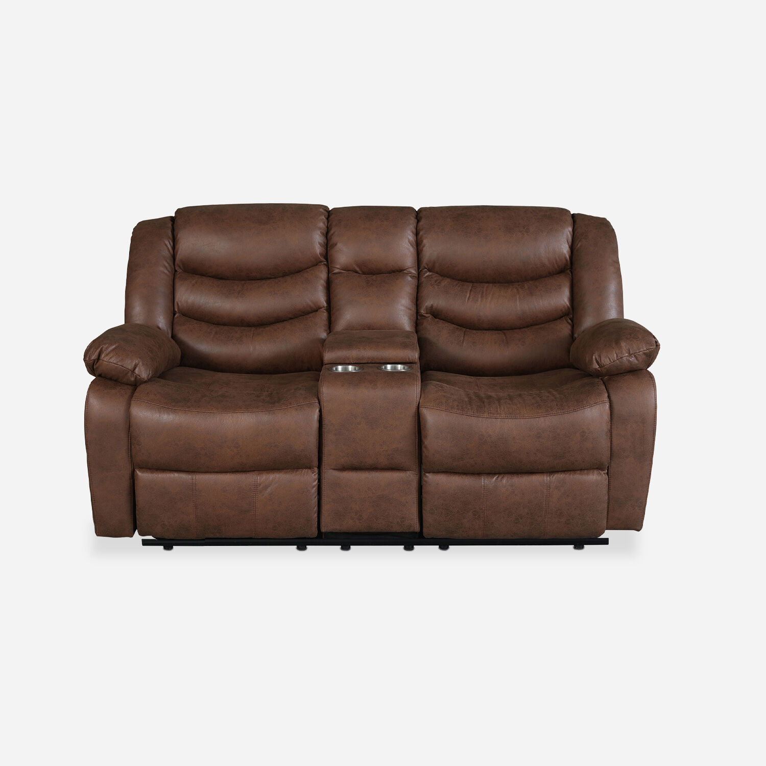 Sofá 2 Cuerpos + Consola Reclinable Eléctrico Domingo