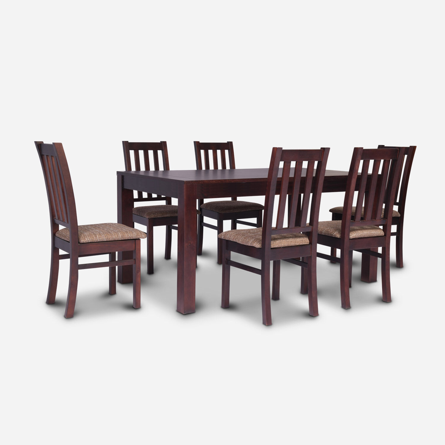 Comedor 6 Sillas &Ntilde;uble Chocolate