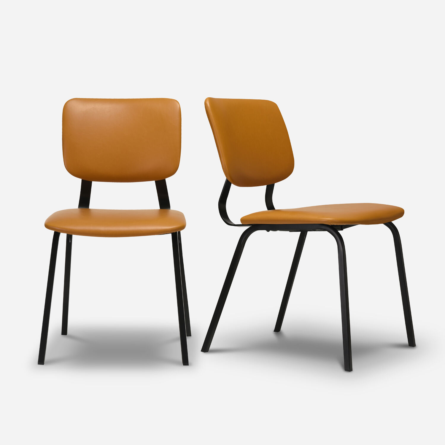 Par de Sillas Vintage Camel