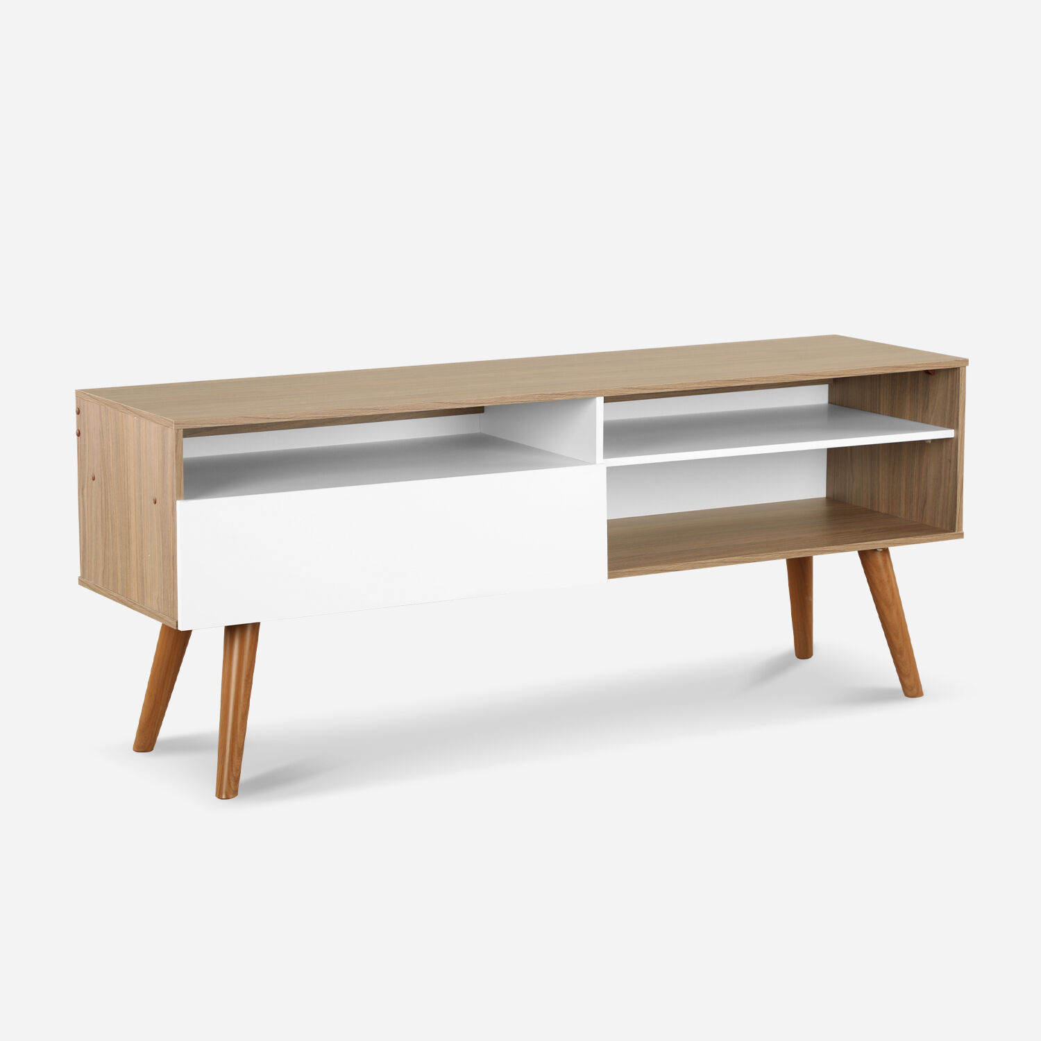 Rack Standford 1 Puerta 2 Repisas Bicolor