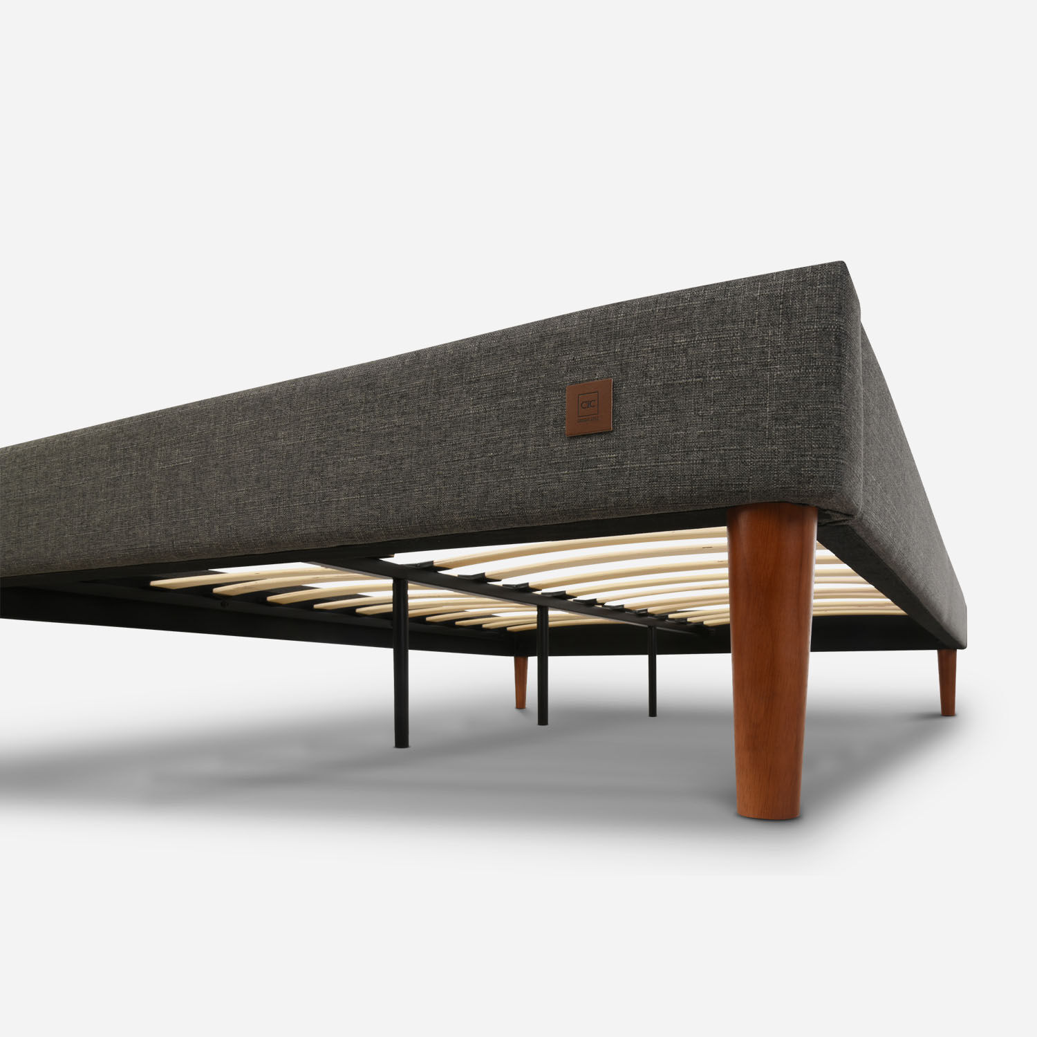 Cama Europea Curve 2 Plazas Bee Comfort + Respaldo Tigris