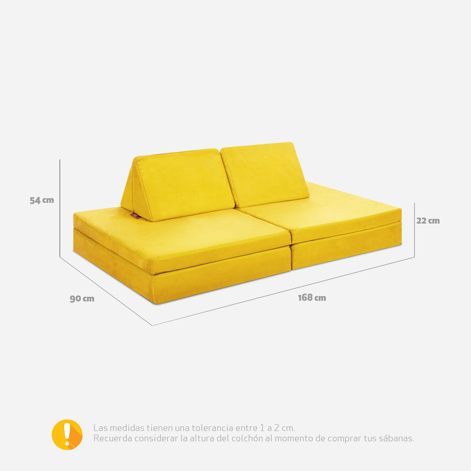 Set Colchonetas CIC Kids Cyber Yellow