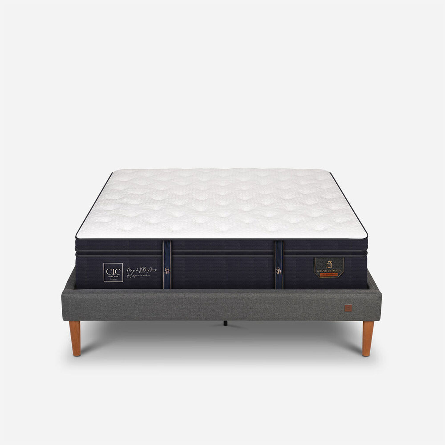 Cama Europea Curve 2 Plazas Grand Premium