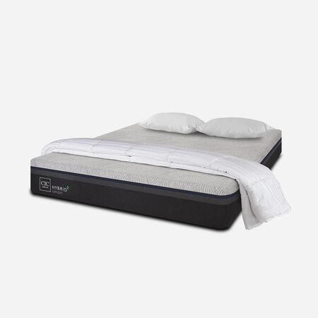 Colch&oacute;n King Hybrid Plus 180x200 + Almohadas Viscoel&aacute;sticas + Plum&oacute;n