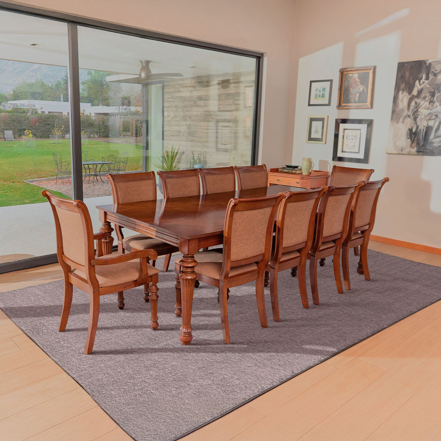 Comedor 8 Sillas 2 Sitiales New Carrera
