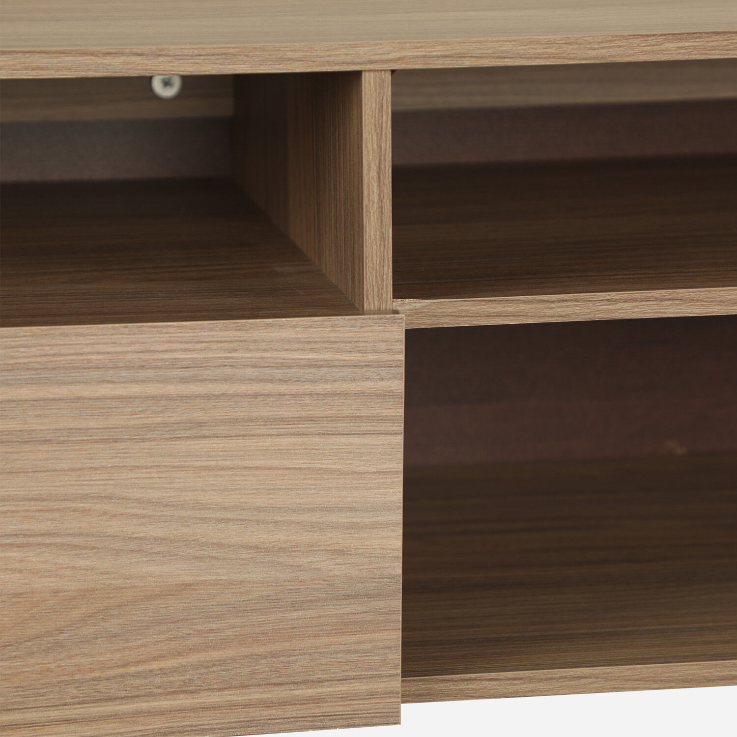 Rack Standford 1 Puerta 2 Repisas Nogal