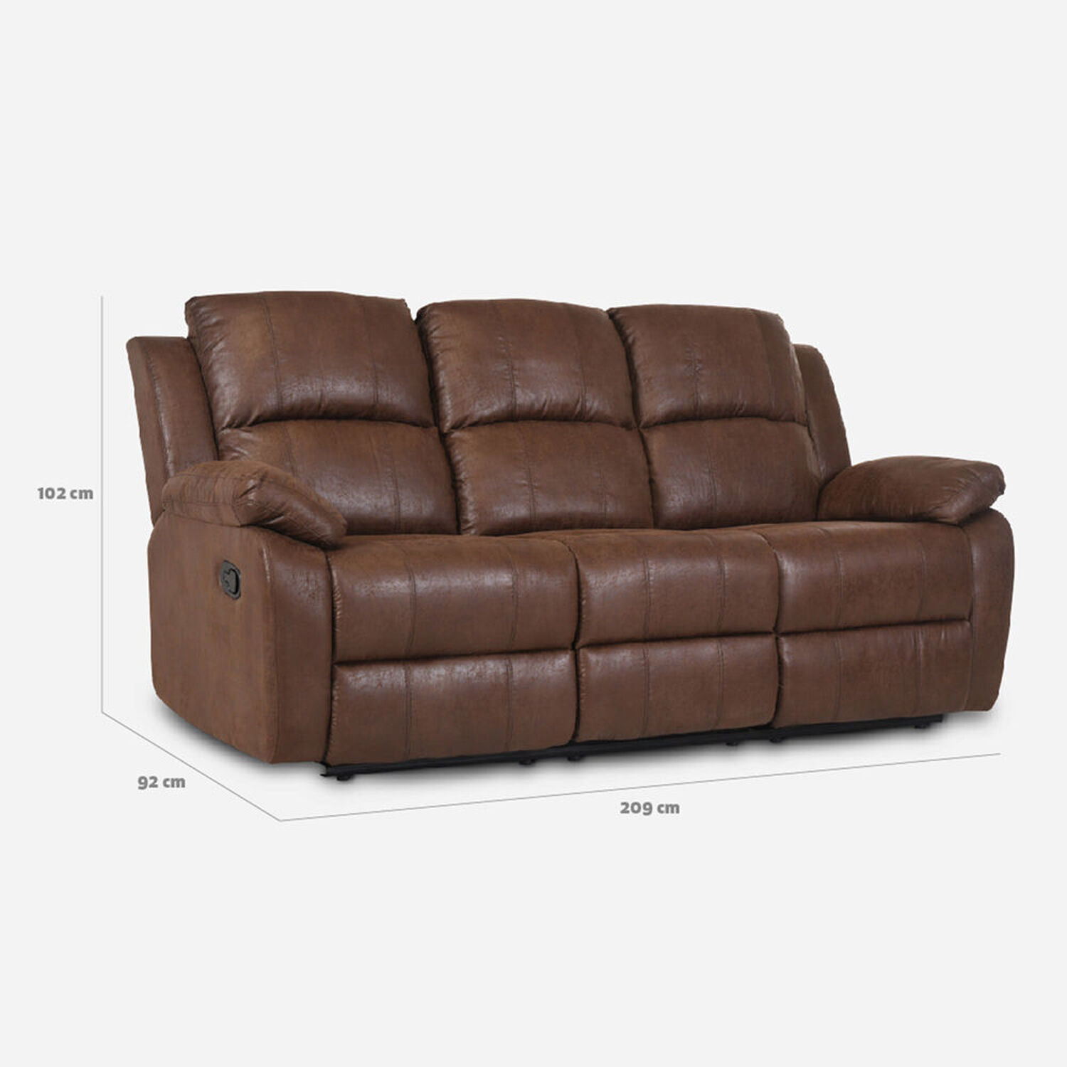 Juego reclinables Oslo 3 2 y 1 cuerpo