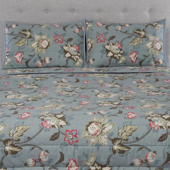 Cubrecama Super King Flowers Ss22