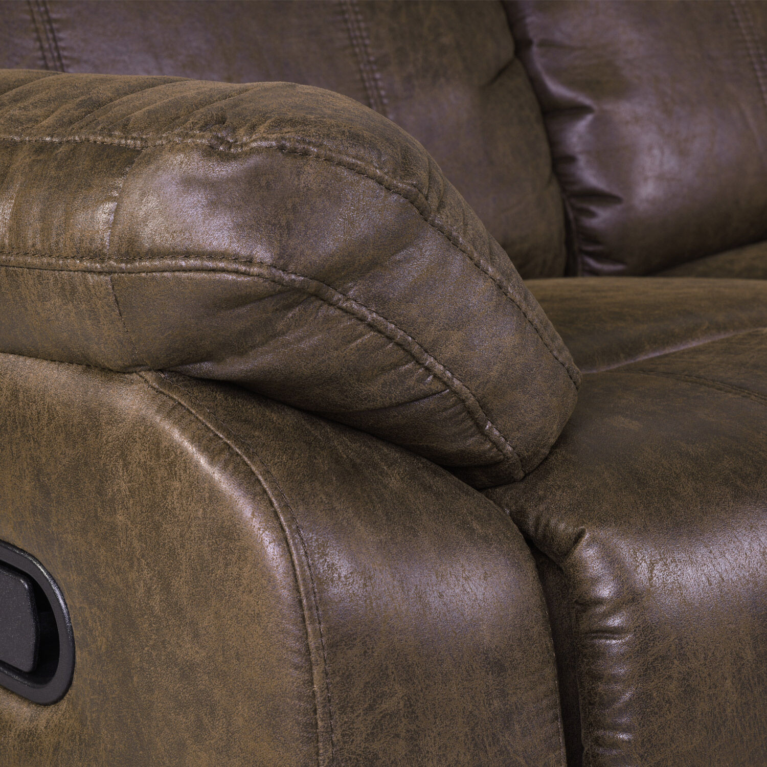 Sofa 3 Cuerpos Reclinable Oslo Chocolate CIC