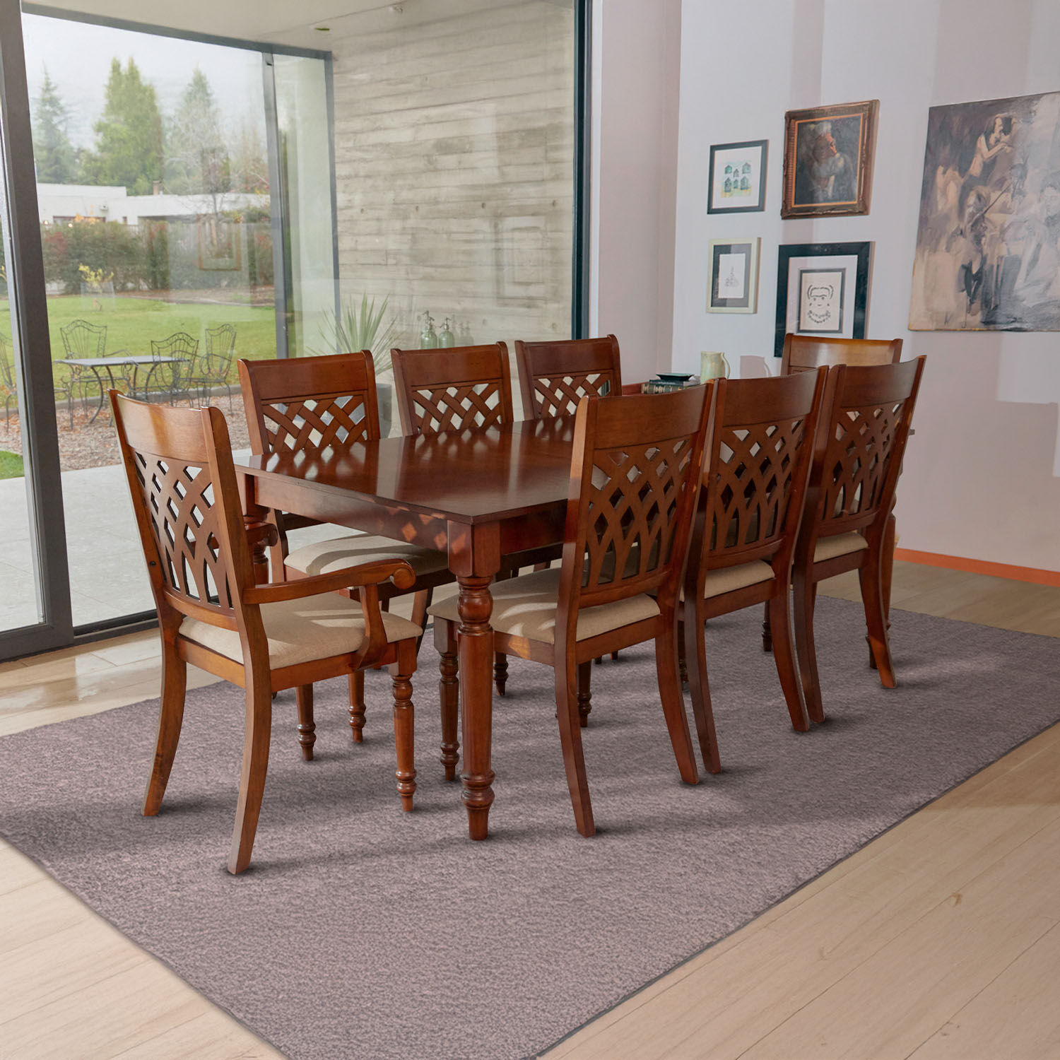 Comedor 6 Sillas 2 Sitiales Odessa