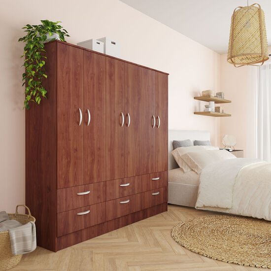 Clóset 6 Puertas 6 Cajones Maipo Cerezo | CIC Retail