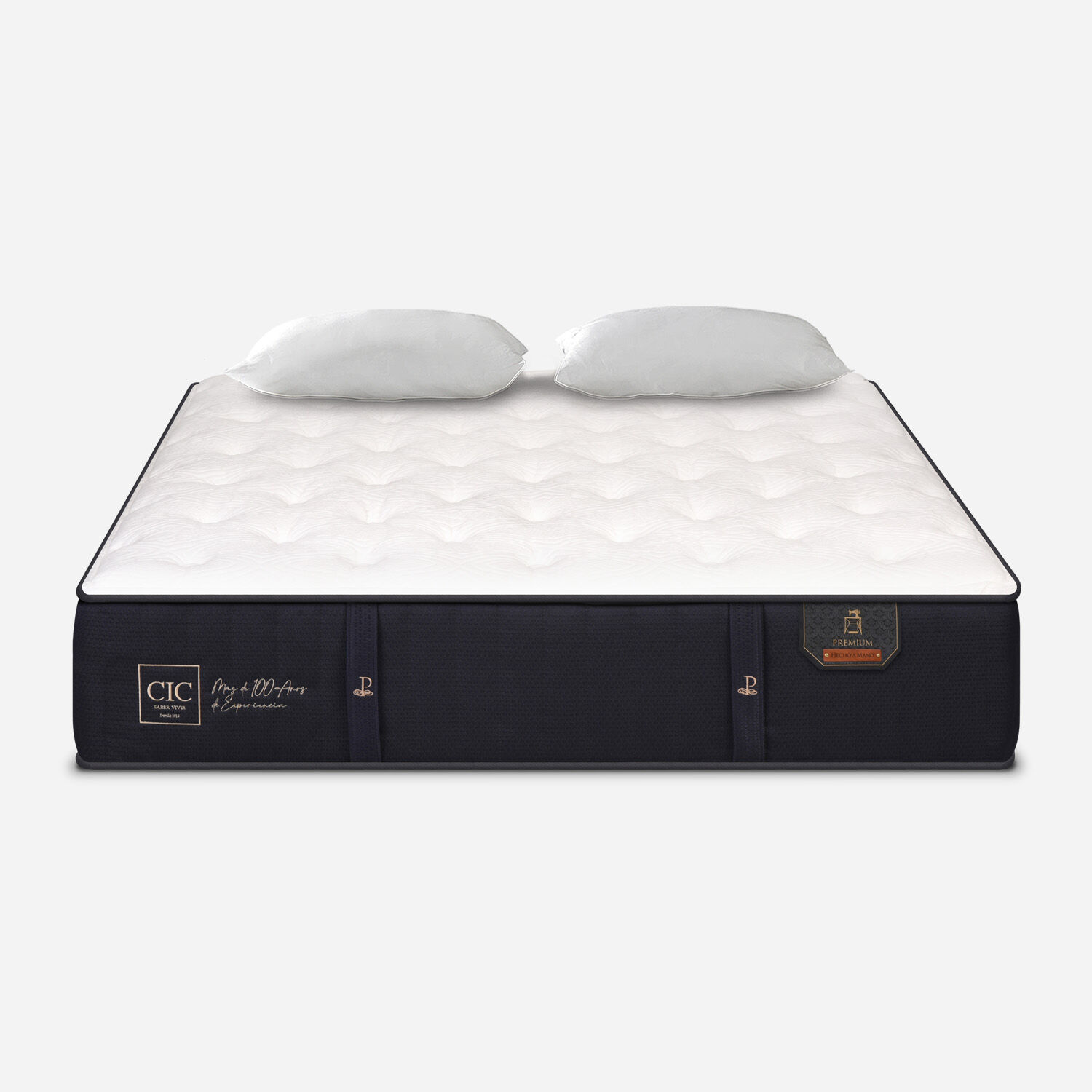 Colchón 2 Plazas Premium 150x200 + Almohadas