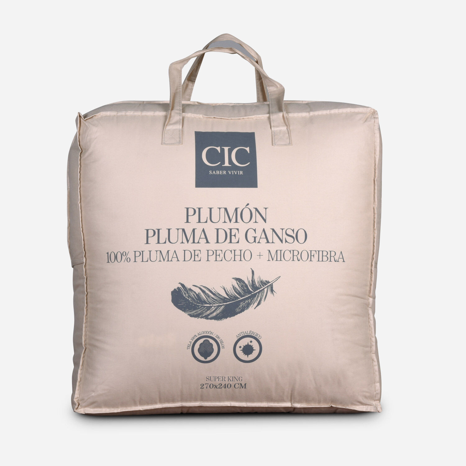 Plum&oacute;n Super King Pluma 15% Ganso