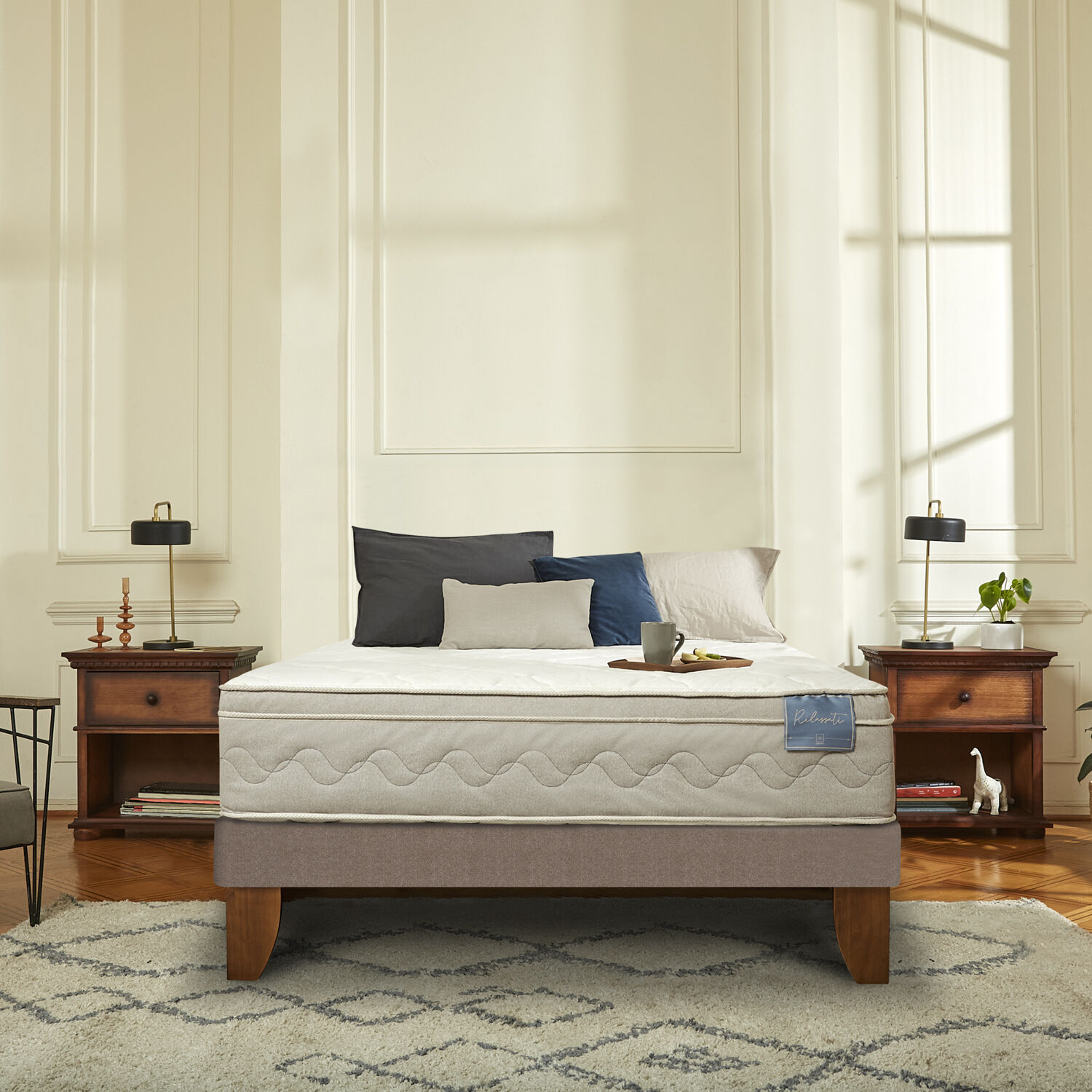 Cama Europea 1,5 Plazas Rilassati