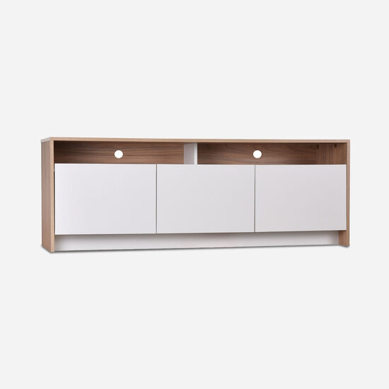 Rack Bajo 2 Puertas 1 Cajón Olmo Blanco Colbún