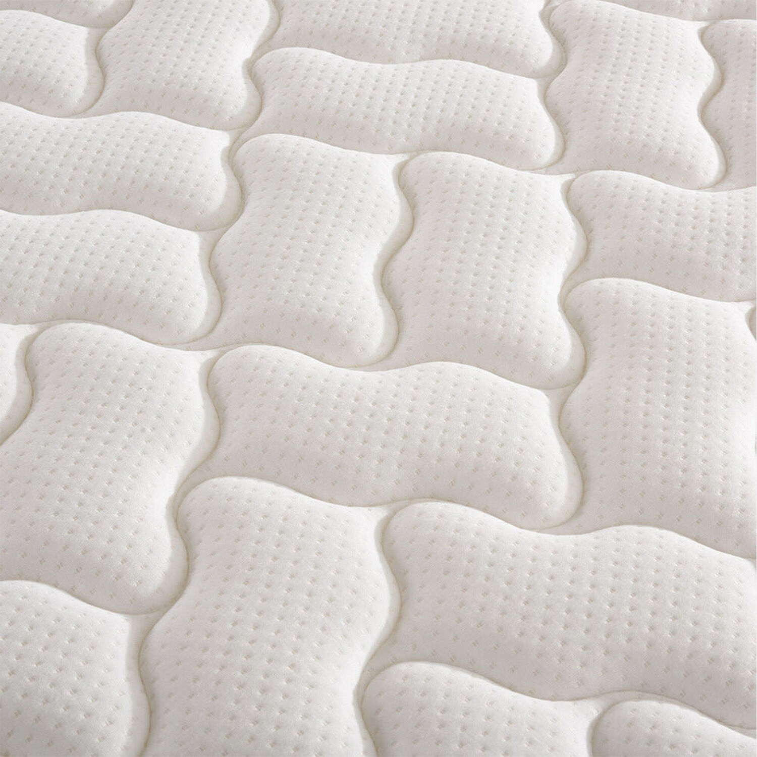 Cama Europea 2 Plazas Anatomic Base Dividida + Set Gales Gris