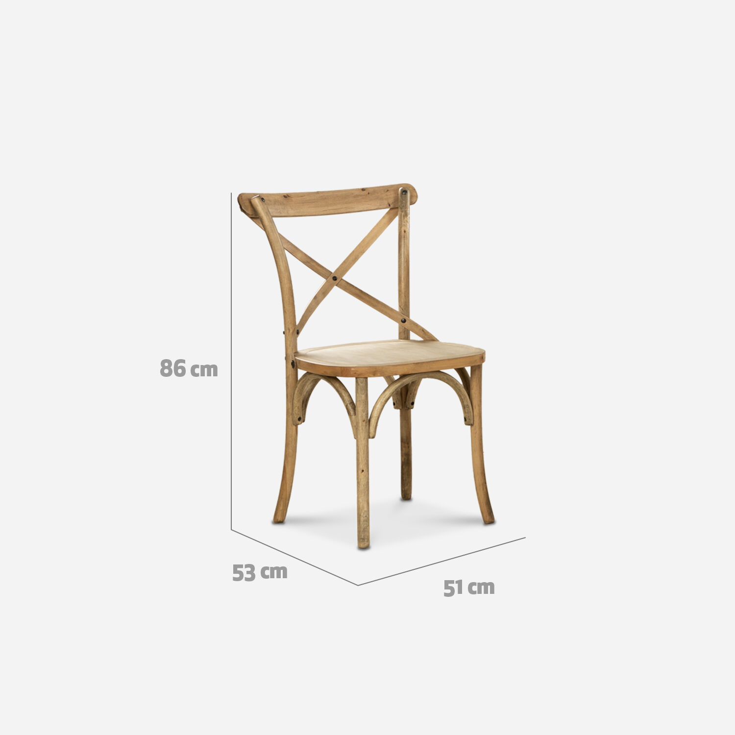 Par de Sillas Cruceta