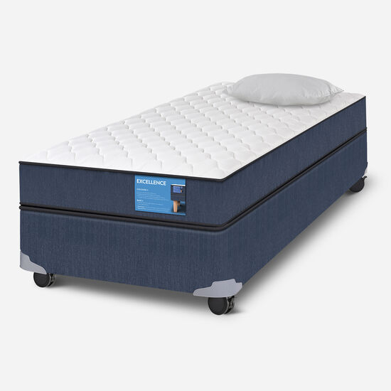Cama Americana 1.5 Plazas Excellence + Almohada