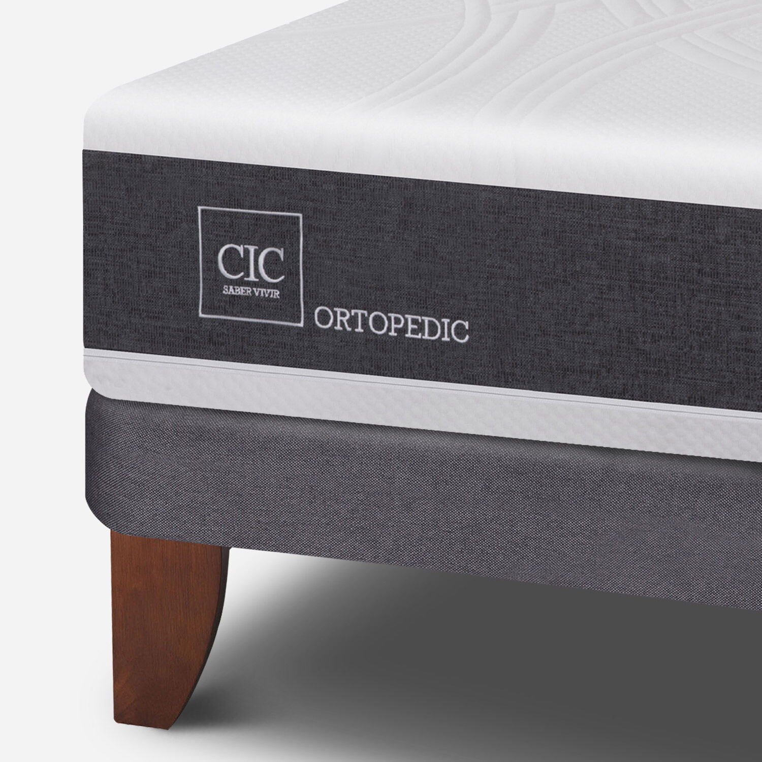 Cama Europea King Ortopedic + Almohadas Viscoelásticas